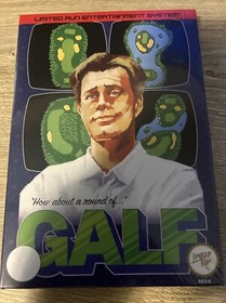 GALF NES Limited Run Games White Cart Nintendo Complete Sealed Rare Golf Story