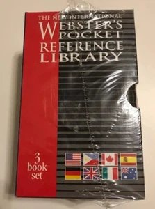 Webster’s Pocket Reference Library 3 Book Set Dictionary Spanish & Thesaurus New - Picture 1 of 7