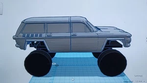Axial SCX24 155mm Lakewood Chevy Corvair MORRVair Crawler Gladiator Replace Body - Picture 1 of 12