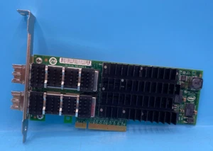Intel 10Gbe XF SR 2 PORT SERVER ADAPTER EXPX9502AFXSR PCI Express x8 (OFFERS OK) - Picture 1 of 6