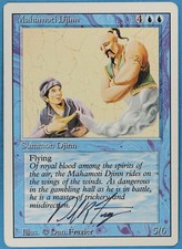 Mahamoti Djinn Revised PLD Rare Artist Signed Altered CARD (sa5017) ABUGames