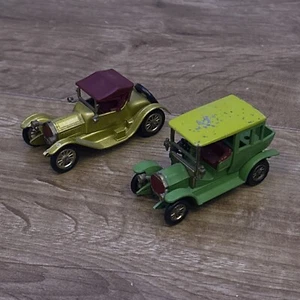 Matchbox models of yesteryear 1913 Cadillac And 1910 Benz Limousine Toy Cars. - Picture 1 of 14