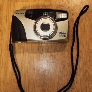 Pentax IQZoom 105G 35mm Point & Shoot Film Camera  Not Tested - Picture 1 of 6