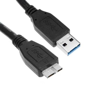 USB 3.0 Kabel A-Stecker auf Micro B-Stecker 1m Datenkabel externe Festplatte - Bild 1 von 4