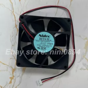 Nidec 8025 D08T-24TS4 09 DC24V 0.26A 8CM 2-Pin Inverter Cooling Fan - Picture 1 of 2