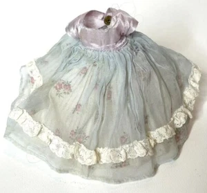 Vintage 6” Nancy Ann Storybook doll Floral Dress With Sheer Overlay Only - Picture 1 of 5