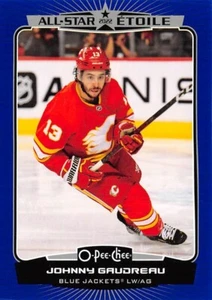 2022-23 O-Pee-Chee Blue #524 Johnny Gaudreau AS - Picture 1 of 2