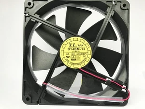YaLn D14BM-12 12V 0.70A 14CM 2Pin 8.4W 140*140*25MM Cooling Fan - Afbeelding 1 van 3