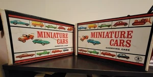 Lot Of 2 Vintage 1966 Mattel 40 Car Carrying Cases-Fits Matchbox And Hotwheels - Picture 1 of 10