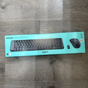 NEW Logitech MK220 Wireless Keyboard and Mouse Set - Black - Picture 1 of 5