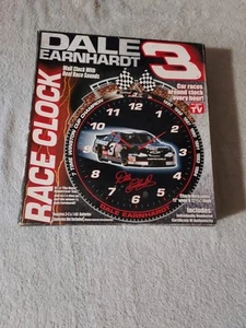 Dale Earnhardt #3 NASCAR Race Wall Clock with Sounds New In Box - Picture 1 of 8