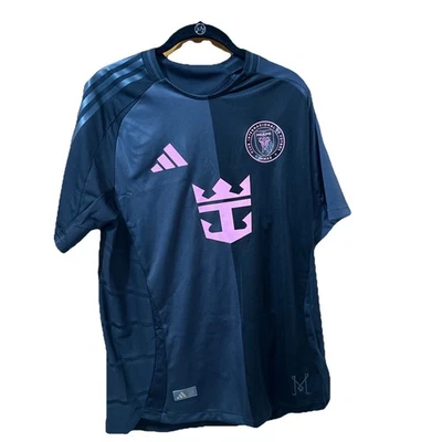Camiseta deportiva Adidas 2025-26 Inter Miami para hombre auténtica visitante talla grande  Foto 1 de 4
