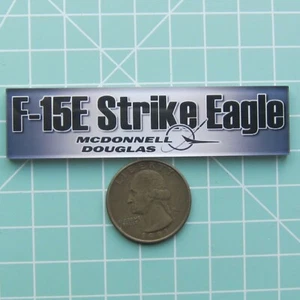 Placa de exhibición de plástico modelo 1/72 1/48 1/32 F-15E Strike Eagle mn040 - Imagen 1 de 3