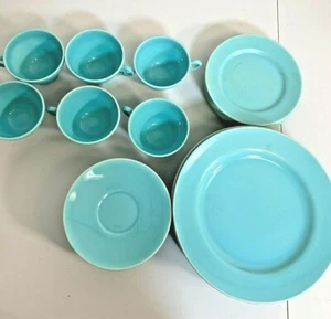 Juego de 23 Franciscan El Patio Aqua Dinning Color Azulado - Imagen 1 de 12
