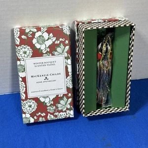 MACKENZiE CHiLDS BOUQUET INVERNALE nappa profumata nuovo con scatola - Foto 1 di 4