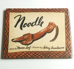 Ludwig Bemelmans NOODLE 1st Edition 1937 in dust jacket - Imagen 1 de 7