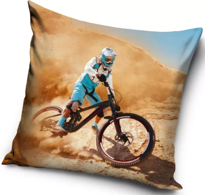 Mountain Bicycle Bike Pillowcase Pillow Cover Pillowcase 40x40 CM - Image 1 of 1