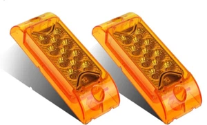 (2-PACK) PARTSAM 179630 6" x 2" LED AMBER LIGHTS *C11 - Picture 1 of 7