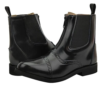 Hispar Glory Ladies Women Equestrian English Horse Riding Zipper Paddock Boots - Image 1 of 2
