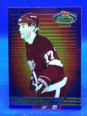 1993-94 Topps Stadium Club Finest Paul Coffey #4 HOF - Image 1 of 2