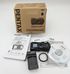 Pentax Optio WG-1 Waterproof Black Digital Camera 14MP - Picture 1 of 8