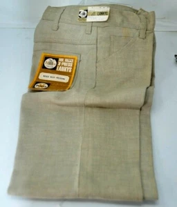 True VTG 70's Mr. Hicks Casuals X-Press Lankys Jeans 27/29 Green El Paso - Picture 1 of 5
