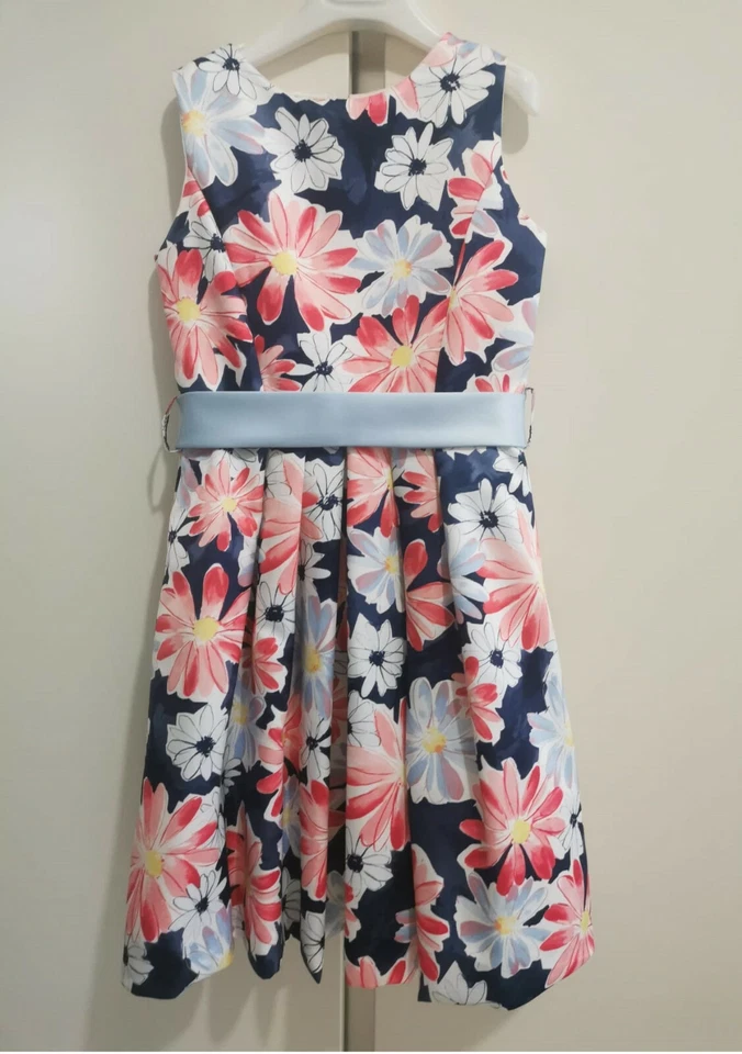 Robe Élégante Fille 8 Ans Cérémonie Fête Communion - Photo 1/4