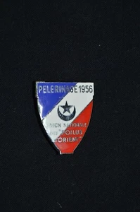 INSIGNE PELERINAGE 1956-UNION NATIONALE DES POILUS D'ORIENT-ARMEE D'AFRIQUE - Picture 1 of 2