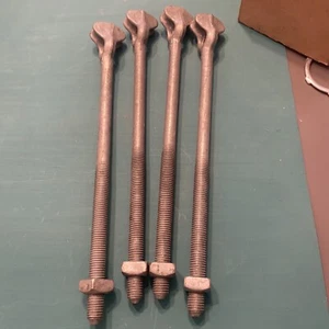 (4) MacLean - J8052 5/8" X 10” Thimble Eye Bolts - Picture 1 of 6