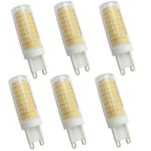 6pcs G9 Led Bulb 102-2835 Ceramics Light 120V 7W Warm White Replace Halogen #H - Picture 1 of 5