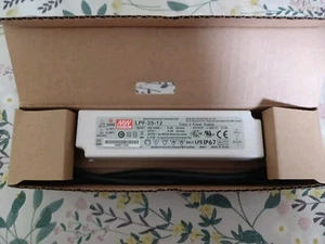 Mean Well LPF-25-12 CLASS 2 POWER SUPPLY NEW BOXED FREE POSTAGE - Picture 1 of 4