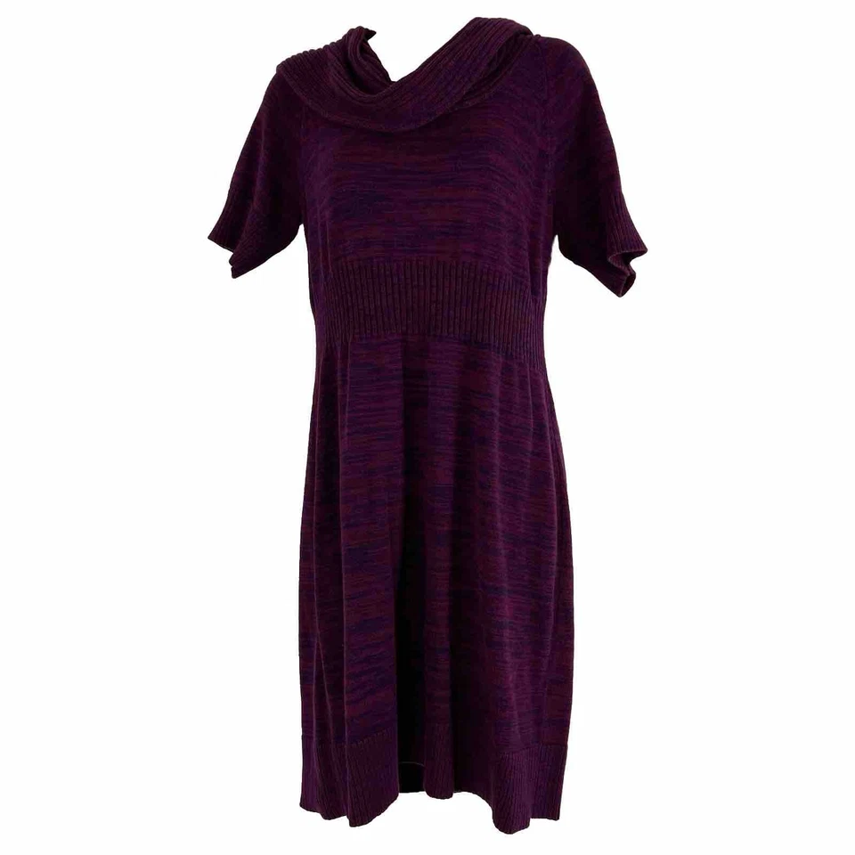 Apt. 9 Vestido Suéter Para Mujer Mediano Manga Corta Capucha Cuello Sobre la Rodilla Funda Foto 1 de 4