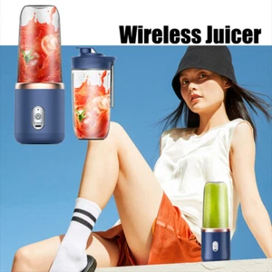 400Ml Cordless Portable Juicer Fruit Mixer Smoothie Maker Blender Cup Picnic US - Picture 1 of 8