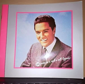 LIBRETTO FOTOGRAFICO-ELVIS  PRESLEY -25 YEARS AS A ROCK 'N' ROLL LEGEND-NUOVO - Picture 1 of 10