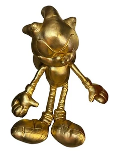 NEU 2024 Sonic The Hedgehog Jakks 21 Zoll GOLD SONIC 24KT Plüschtier Sammlerstück Neu mit Etikett - Bild 1 von 5