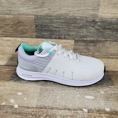 Timberland PRO Overdrive Womens Work Shoes Sz 8.5 White Green Safety Toe - Image 1 of 4