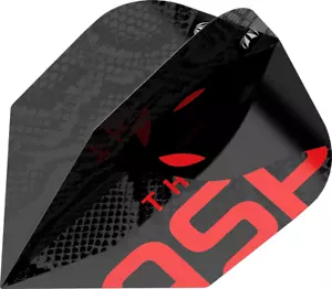 Target Nathan Aspinall 80% Black Pro Ultra No6 (Small Standard) Dart Flight - Picture 1 of 1