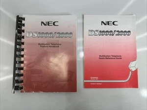 NEC MULTI BUTTON TELEPHONE FEATURE HANDBOOK DS1000 & DS2000 DS 1000 2000 - Picture 1 of 5