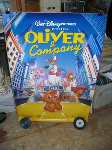 OLIVER AND COMPANY, gerollt fast neuwertig DS Disney 1-sh / Filmplakat mit Seriencode - Bild 1 von 3