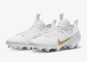 Nike Huarache 9 Elite Low LAX SE Lacrosse Shoes White FD0089-100 Men's Size 9.5 - Picture 1 of 6