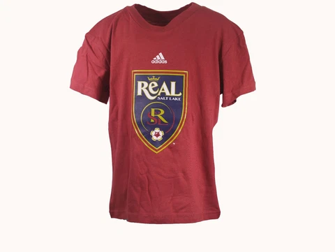 Real Salt Lake Official MLS Adidas Apparel Youth Kids Size T-Shirt New Tags Cover