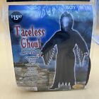 SEASONS FACELESS GHOUL HALLOWEEN COSTUME MASK ONLY BOYS SIZE M (8) 