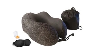 100 % reiner Memory Foam Reise Nackenkissen zum Schlafen | U-förmiges tragbares Tra... - Bild 1 von 7