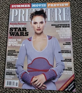 Natalie Portman Premiere Magazine June 2002 George Lucas Star Wars No Label - Picture 1 of 2