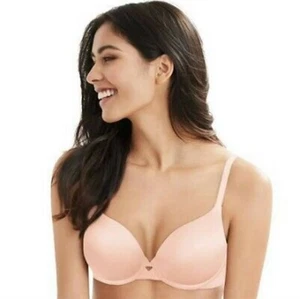 NWT Hanes 38DD Ultimate No Show Support Underwire Bra HU33 Beige 126950 - Picture 1 of 1