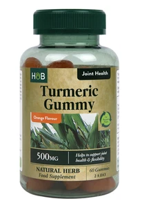 Holland & Barrett curcuma gommosa 60 masticabili prezzo consigliato £ 19 arancione - Foto 1 di 5