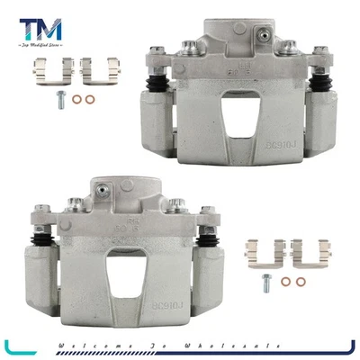 Par de pinzas de freno delanteras con soporte para Hyundai Sonata 2015 2016 2017 2018 2019 Foto 1 de 4