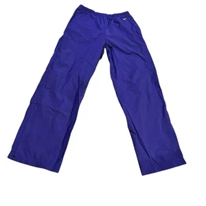 Nike Wind Track Pants Boys Large (12-14) Blue Nylon Vintage 90s Athleisure - Picture 1 of 10