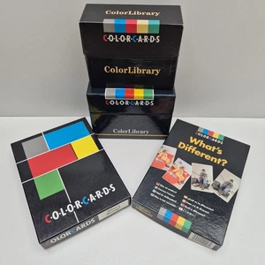 Photographic Language Cards Educational Colorcards Vintage Food People - Imagen 1 de 15