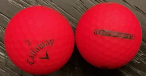 100 Callaway SUPERSOFT GOLF * RED * Balls Used Grade AAAAA 5A-SAME CURRENT VER. - Afbeelding 1 van 2